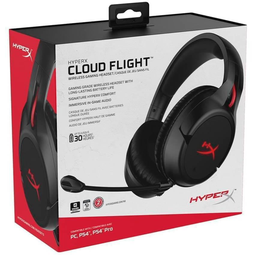 Auricular Inalambrico Hyperx Cloud Flight Hx-Hscf-Bk-Am Negro